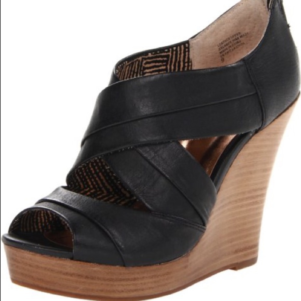 Seychelles Risky Business Wedges Black